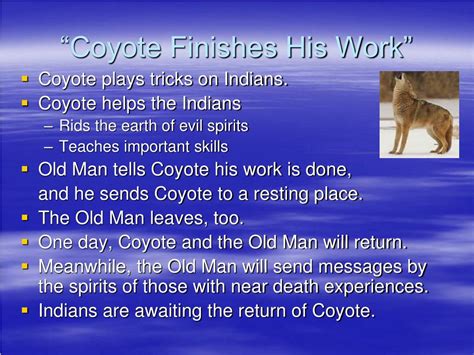 Old Man Coyote und Sein Trickreicher Plan! – Eine Analyse der Moralischen Lektion in einem Amerikanischen Volksmärchen