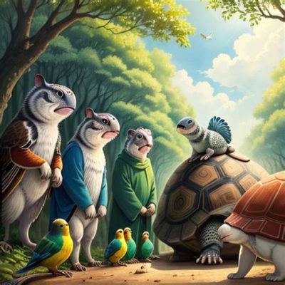  The Clever Tortoise and His Unusual Journey Through the Savannah: Eine Erkundung der Weisheit und Hinterlist?